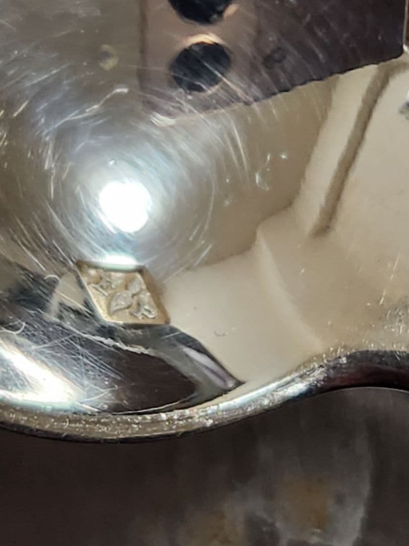 お値段見直しミネルバ1ピョフォルカスプーン純銀950