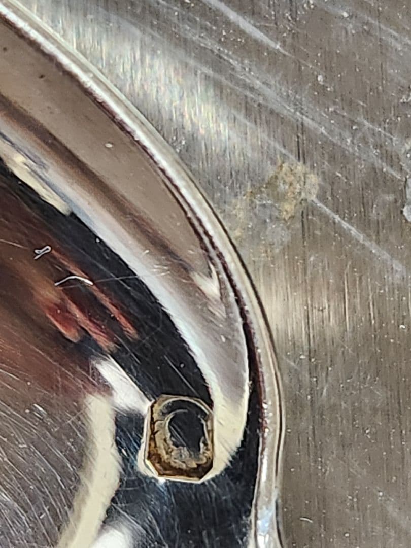 お値段見直しミネルバ1ピョフォルカスプーン純銀950