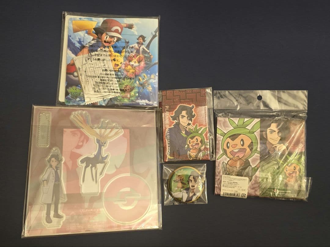 ポケモン　プラターヌ　缶バッジ　メモ　ファイル