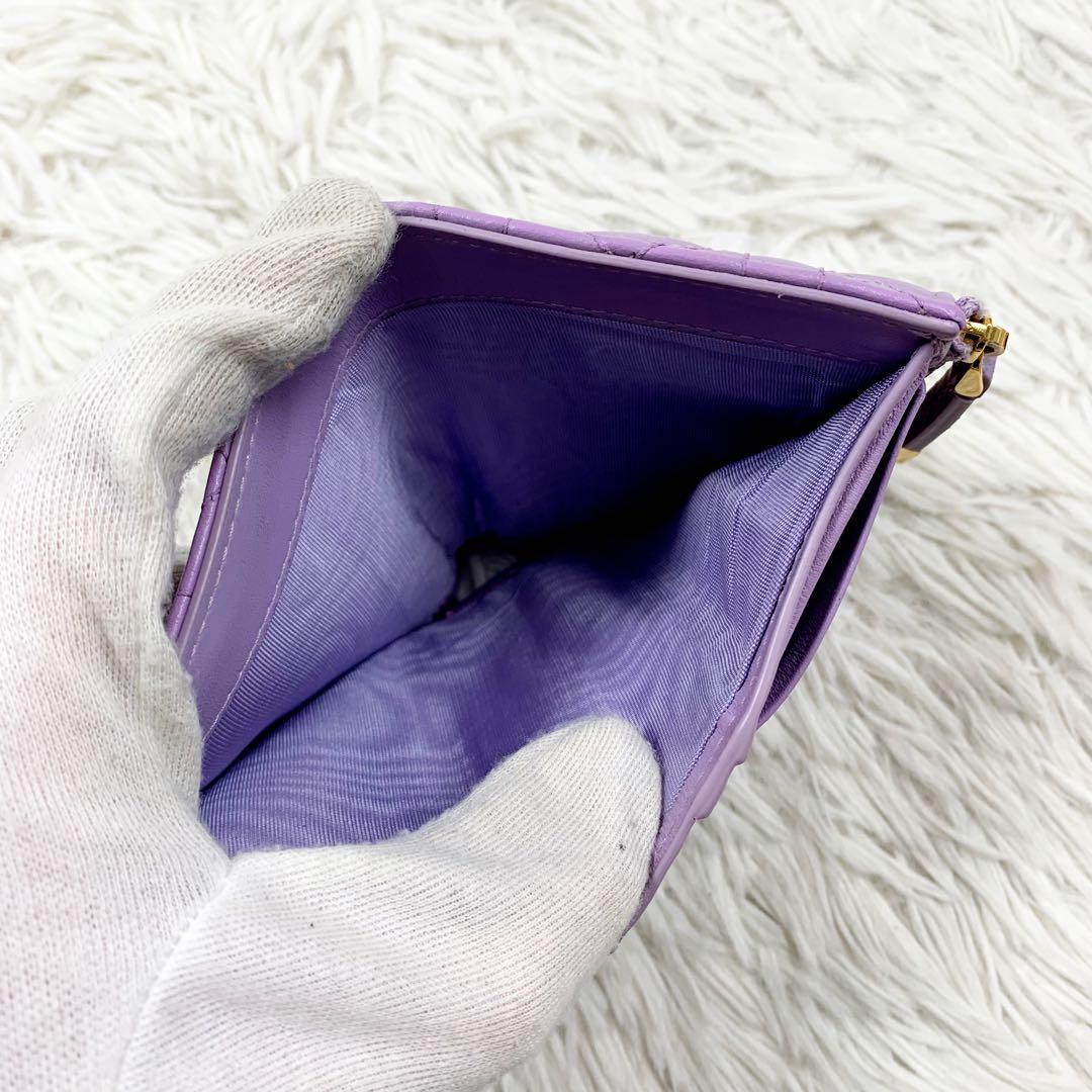 紅*丸様 【✨極美品✨】ディオール Jolie Dahlia ウォレット ラベン