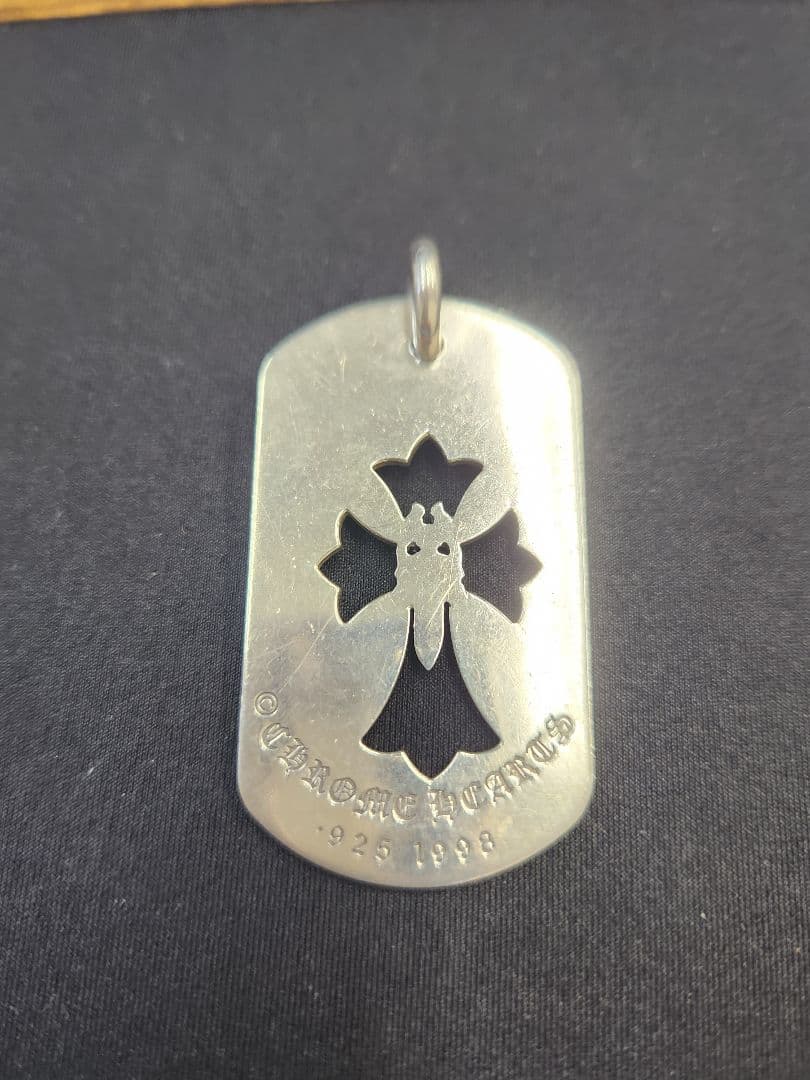 値下げ　CHROME HEARTS　クロムハーツ　ラージドッグタグ　ペンダント