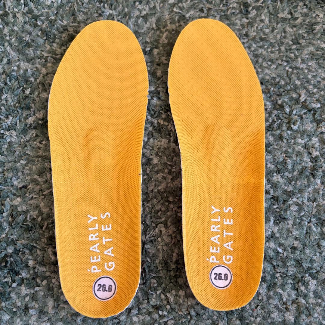 パーリーゲイツ ハイカット ゴルフシューズ　ゴールド 26.0