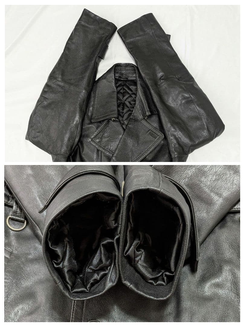 【未使用級】Jリンドバーグ J.LINDEBERG レザートレンチコート