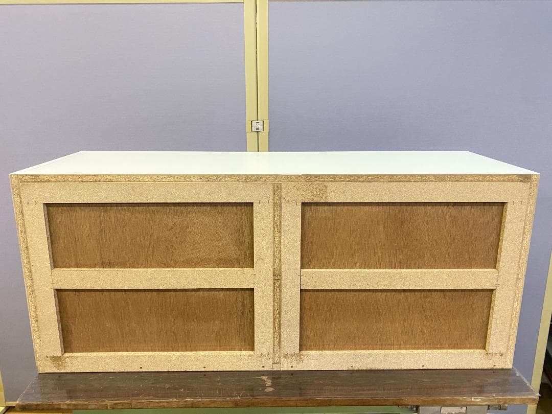 ホワイト　キャビネット　119×39×高さ50