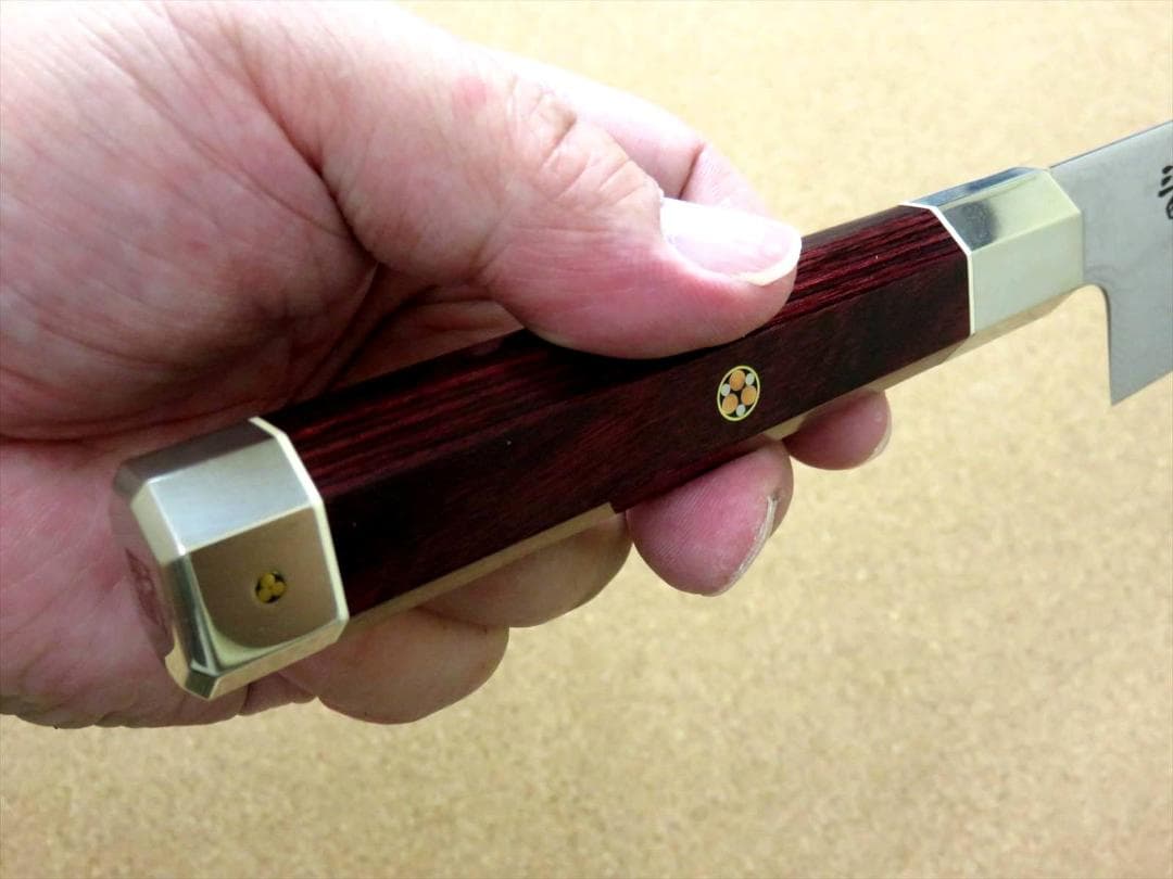 関の刃物 牛刀 180mm 三昧 荒波 コアレス鋼 野菜 肉切 両刃万能洋包丁