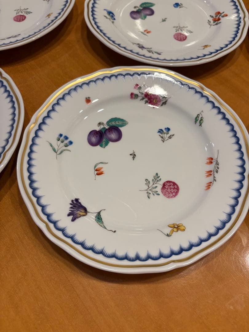 リチャードジノリ 丸皿　イタリアンフルーツ柄 6枚