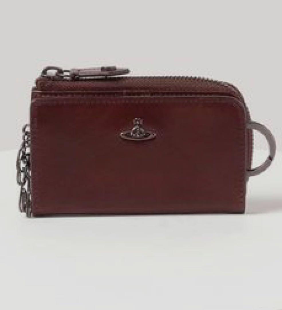 新品☆ヴィヴィアン☆ キーケース＋L字ファスナー小銭入れ＋キーリング☆コッパー茶