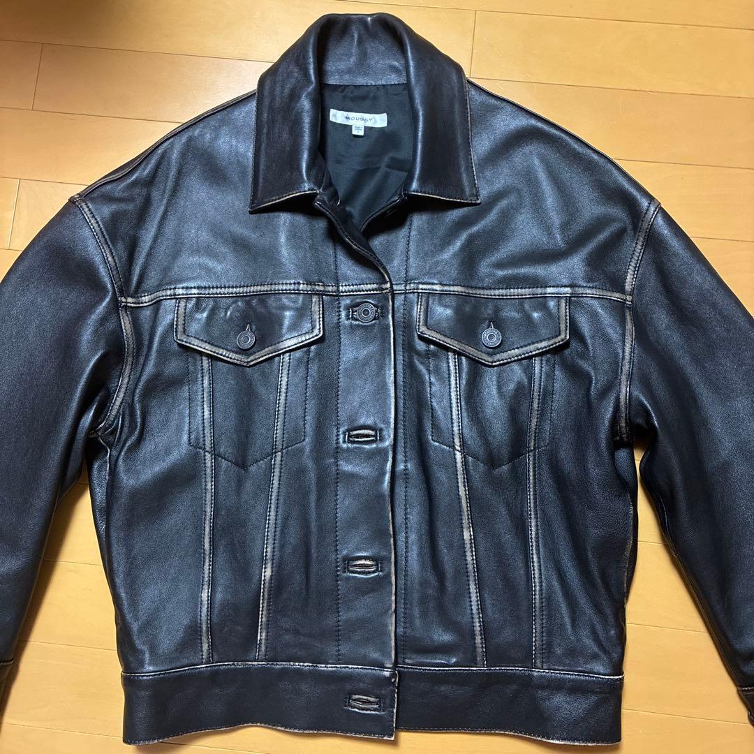 MOUSSY AGED LEATHER ジャケット