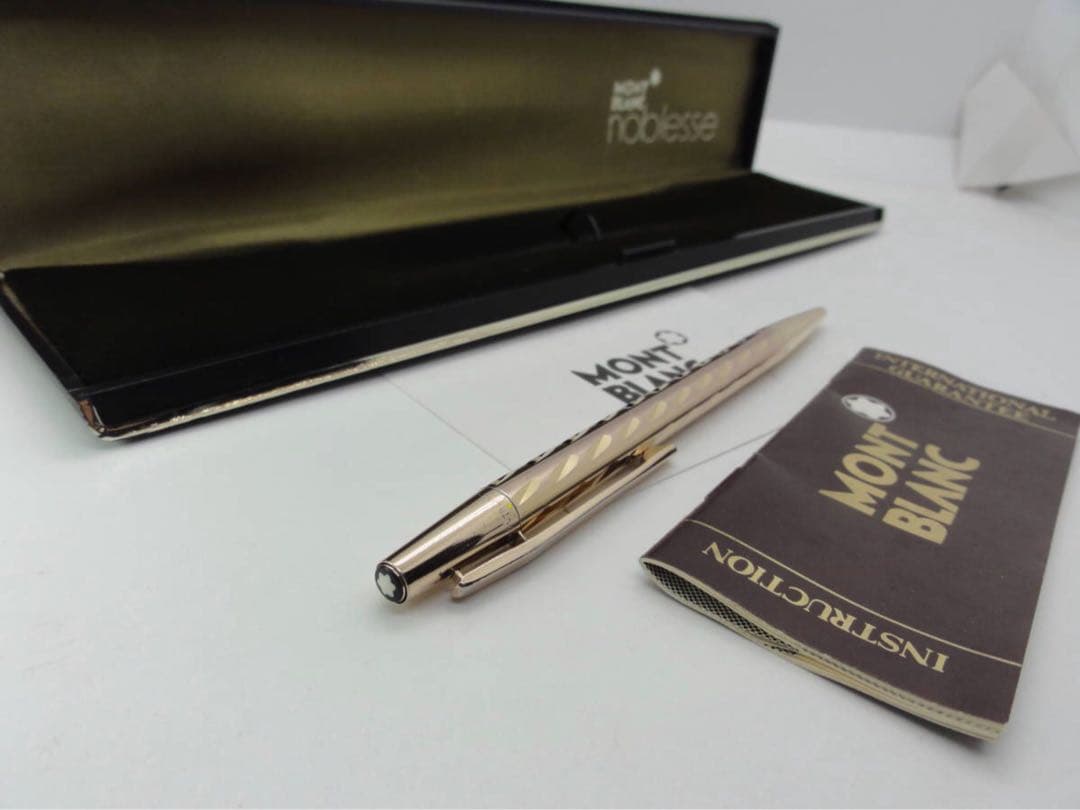 ⭐️金運上昇アイテム⭐️モンブラン限定品⭐️幻の特別彫金モデル⭐️ノブレス1900番台⭐️