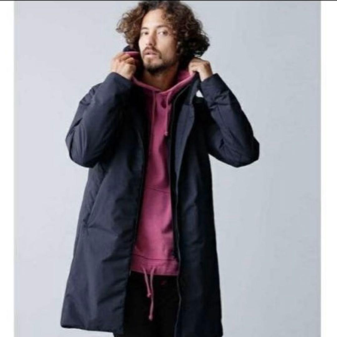 ナノ・ユニバースnano・universe 西川ダウン フーデットコート