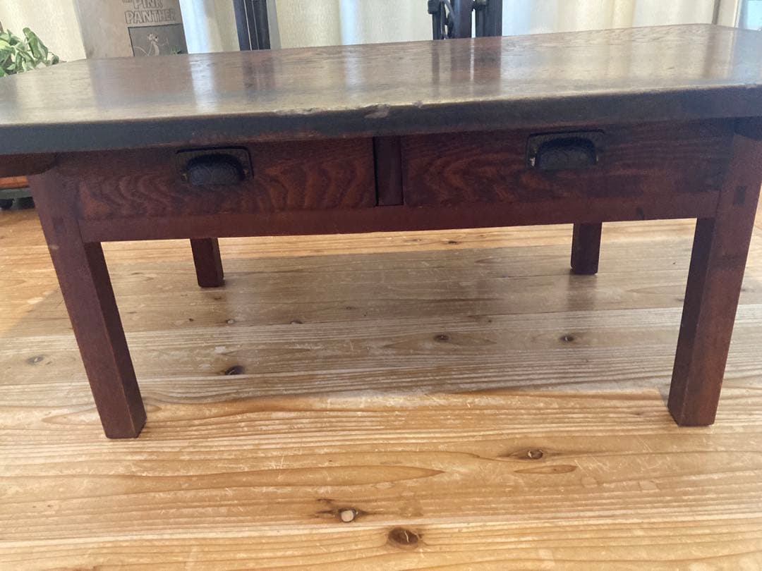 昭和レトロ　木製文机　ローテーブル　13