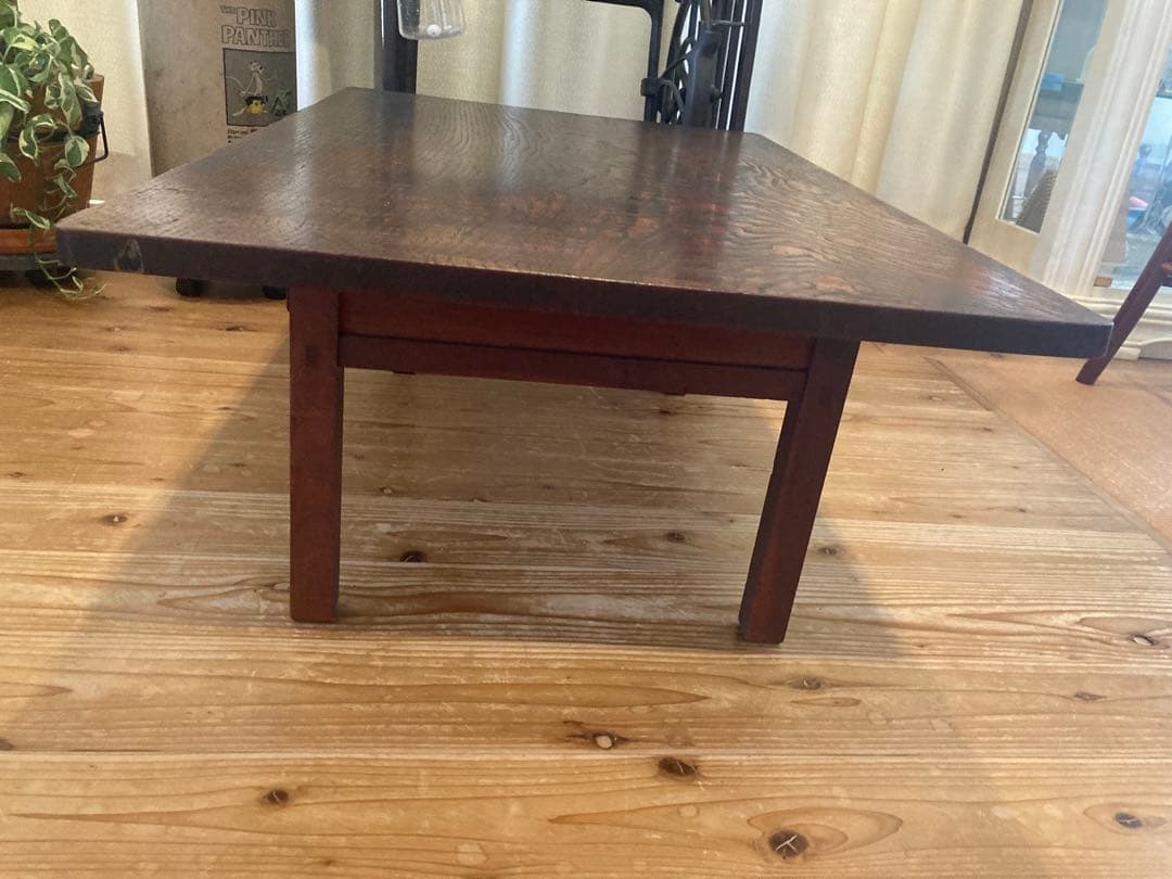 昭和レトロ　木製文机　ローテーブル　13