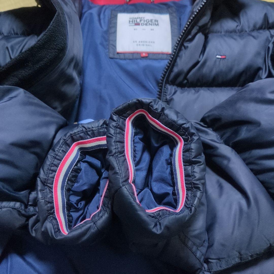   DENIM ネイビーダウンジャケット L