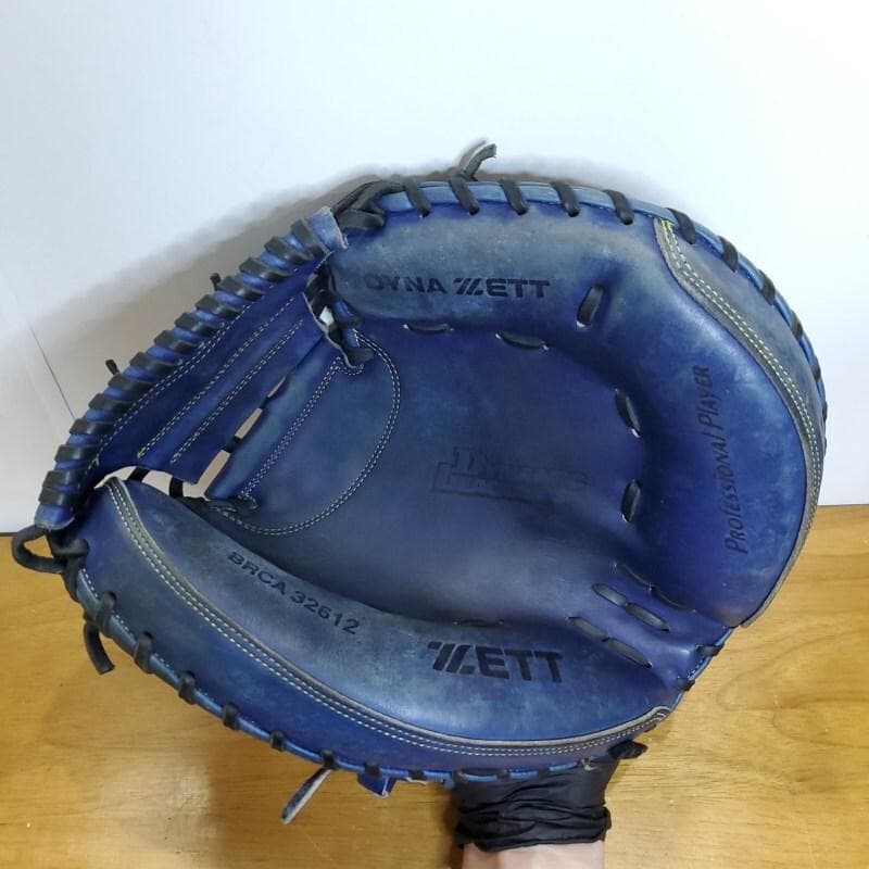 ZETT ゼット 古田モデル 日本製 旧ラベル キャッチャーミット 軟式グローブ