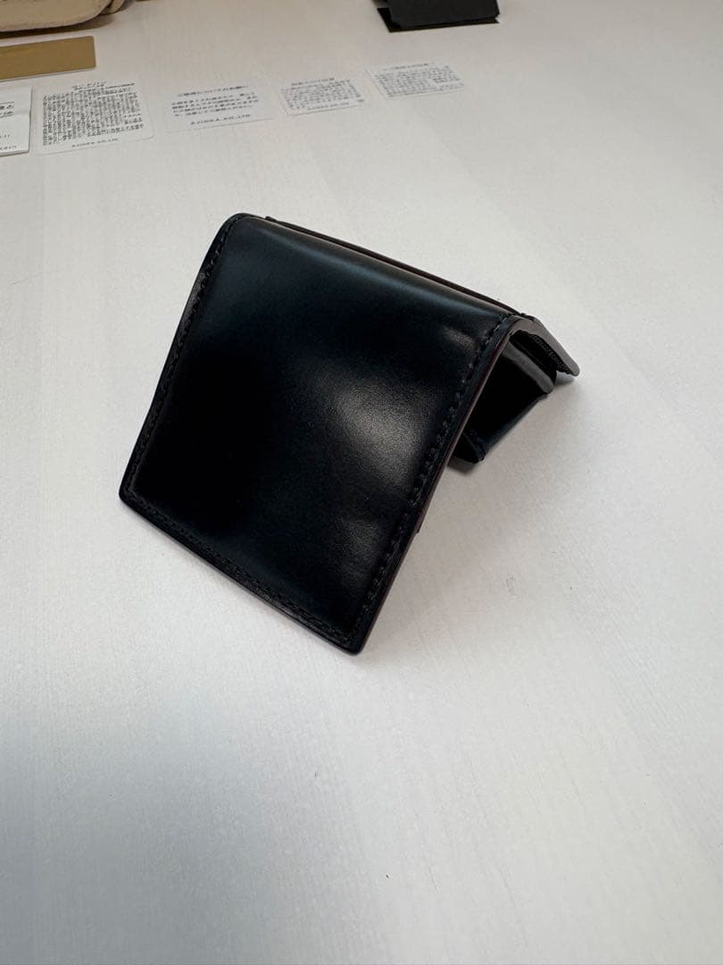 【タイムセール】GANZO シェルコードバン2 小銭入れ ブラック ホーウィン社