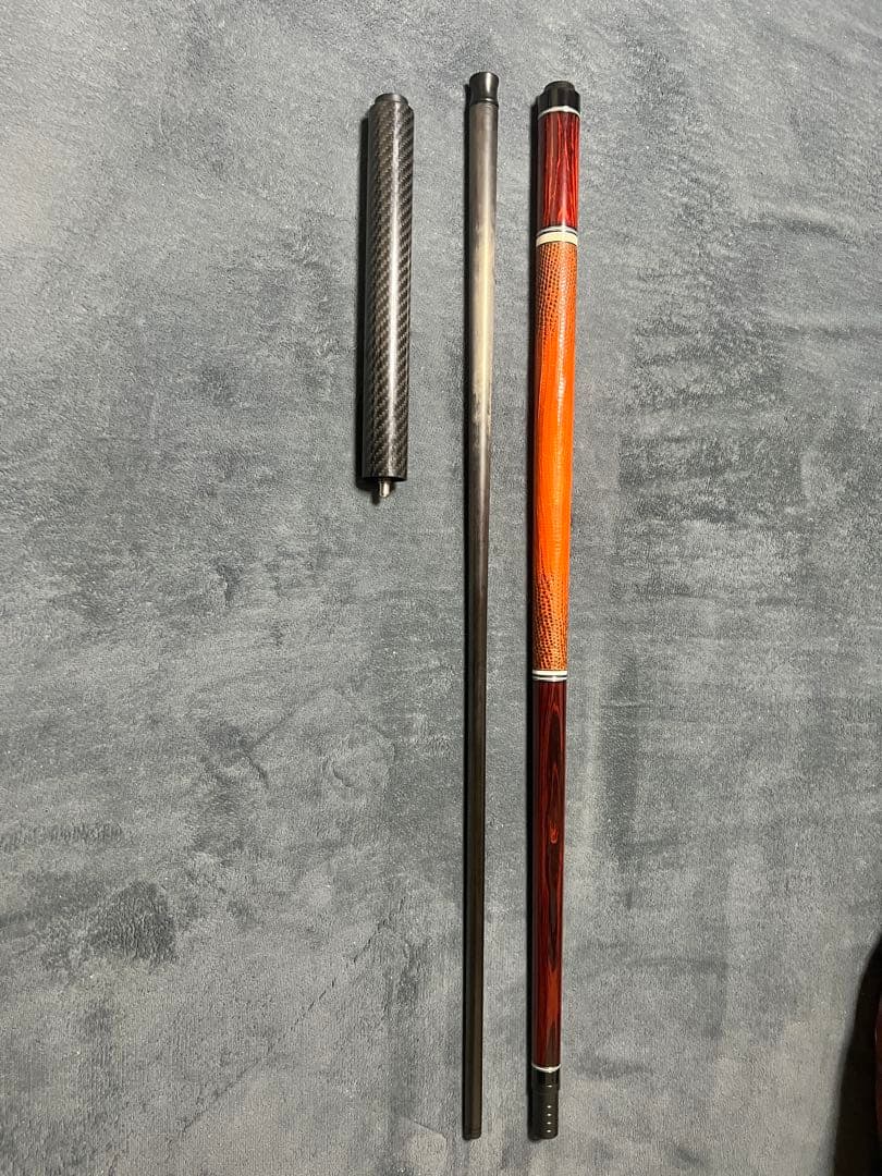 HOW M6＋revo radial 12.4 ビリヤードキュー 赤褐色 木製