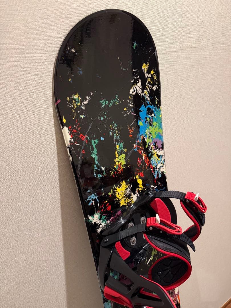 早い者勝ち美品 150cm スノーボード ビンディング セット ケース付 初心者