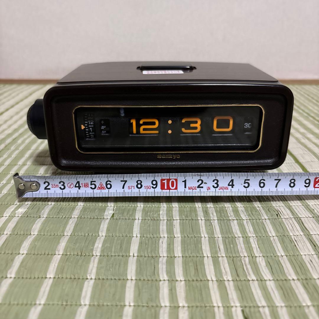 サンキョー パタパタ時計 ザックス　DT-304 置き 時計　昭和　レトロ
