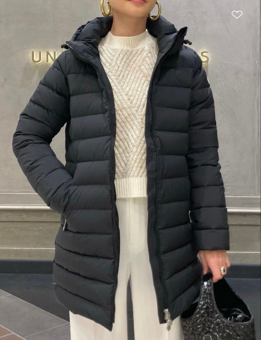 美品 今期 PYRENEX スプートニックロングソフト2 ダウンブラック