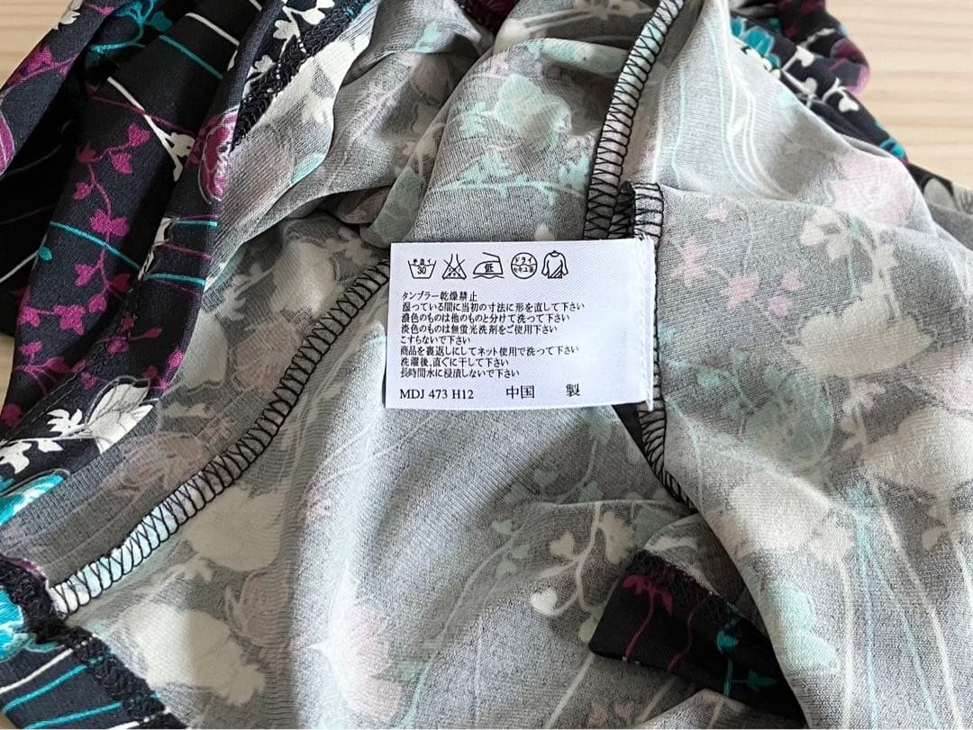 未使用に近い ローラアシュレイ ワンピース ボタニカル 9 洗える