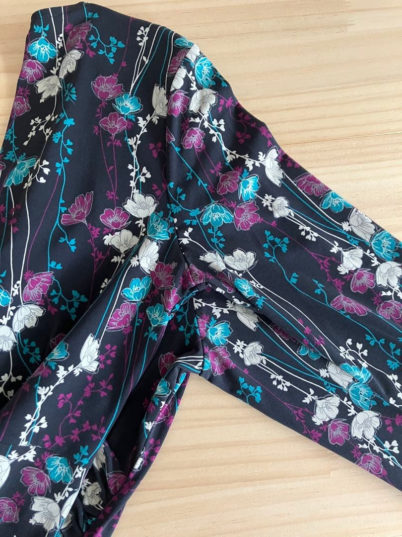 未使用に近い ローラアシュレイ ワンピース ボタニカル 9 洗える