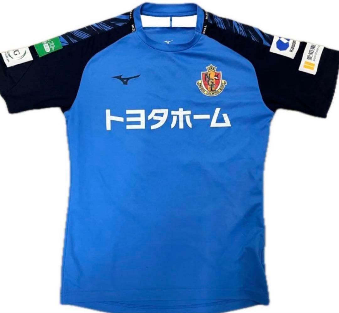 名古屋グランパス Mizuno サッカーウェア 青色 半袖