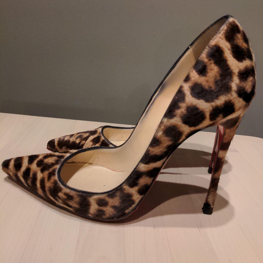 Christian Louboutin ヒョウ柄 ハイヒール