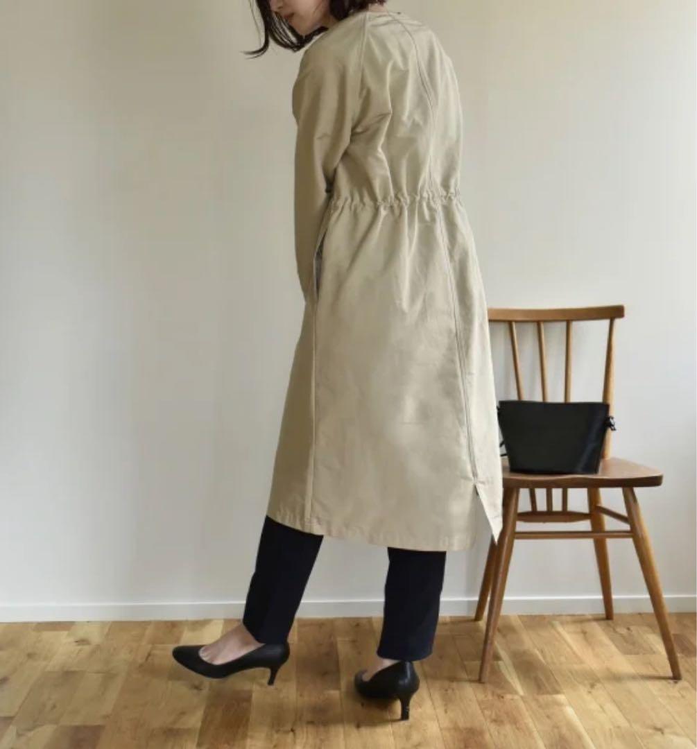 【美品】OUR 頼れるノーカラーコート