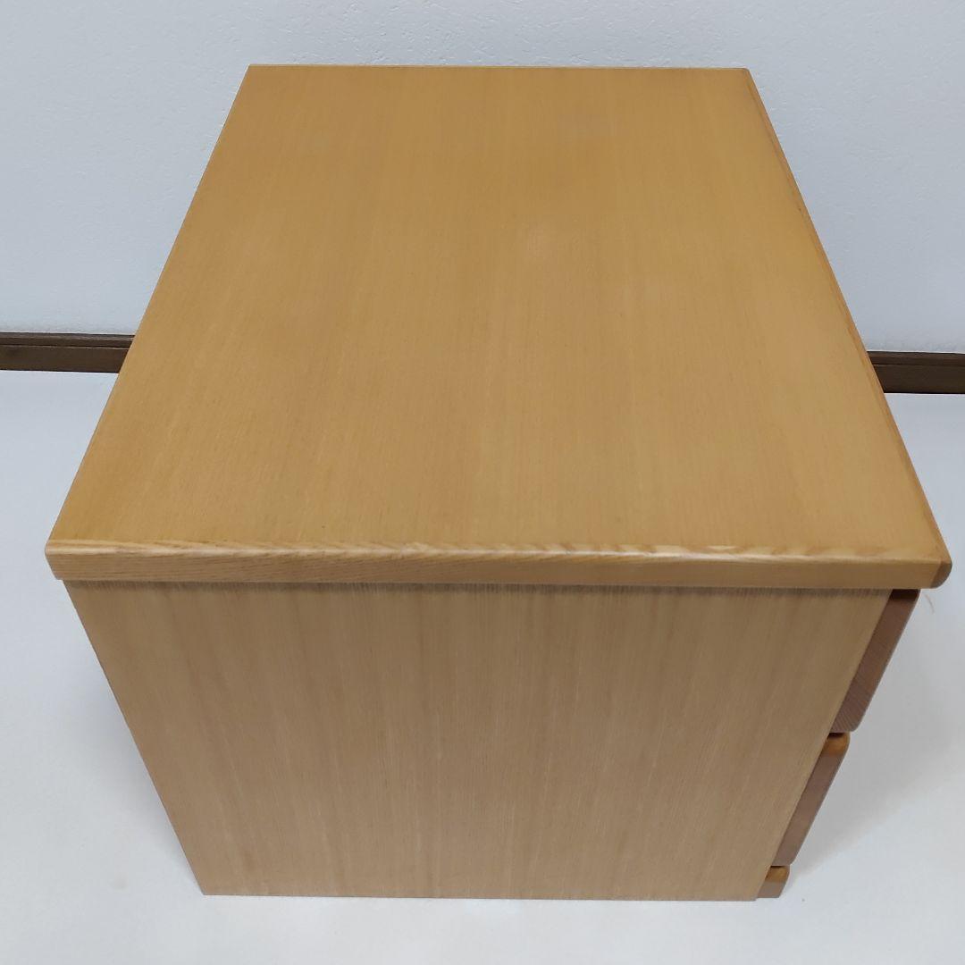 美品 起立木工 チェスト マリナシリーズ 2段3杯 タモ材 送料無料