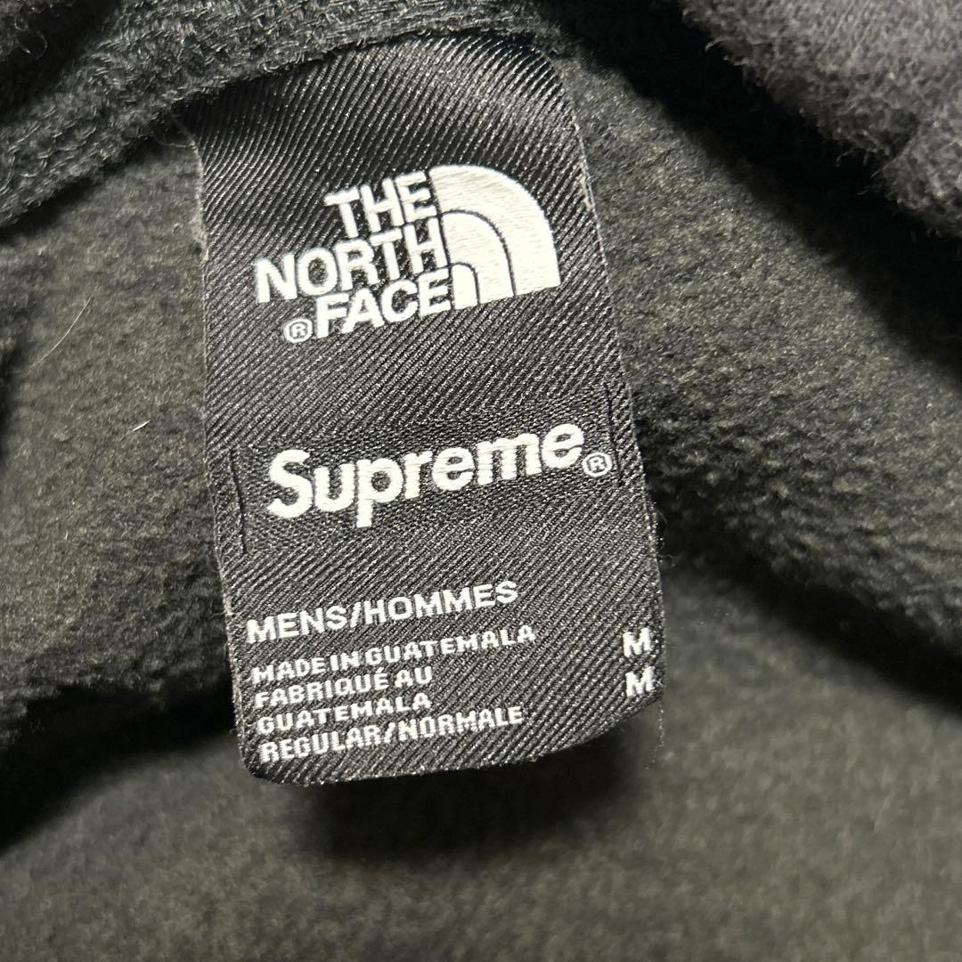 【希少】シュプリーム ノースフェイス 刺繍 コラボ パーカー 入手困難 M