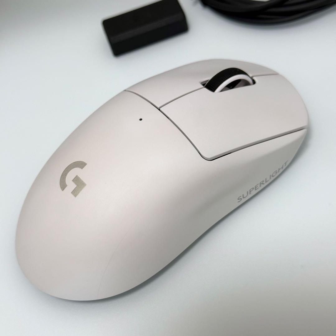 【美品】Logicool G PRO X SUPERLIGHT ホワイト