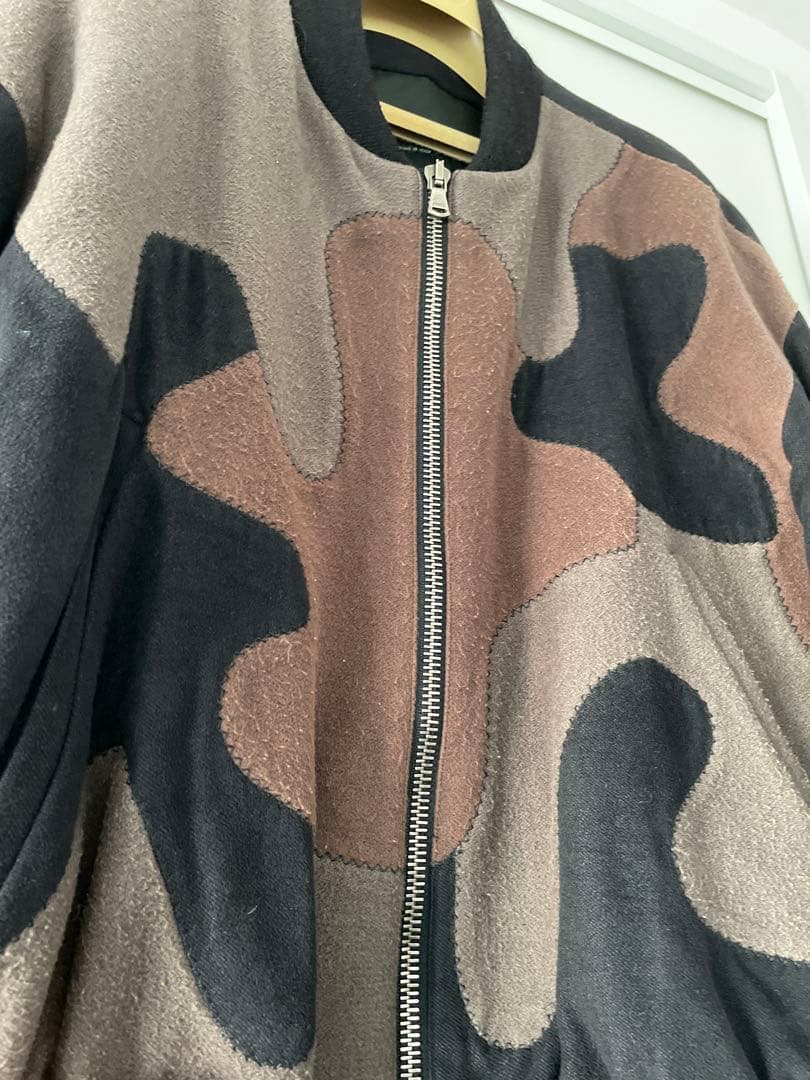 CALUGI E GIANNELLI パッチワークボンバージャケットブルゾン