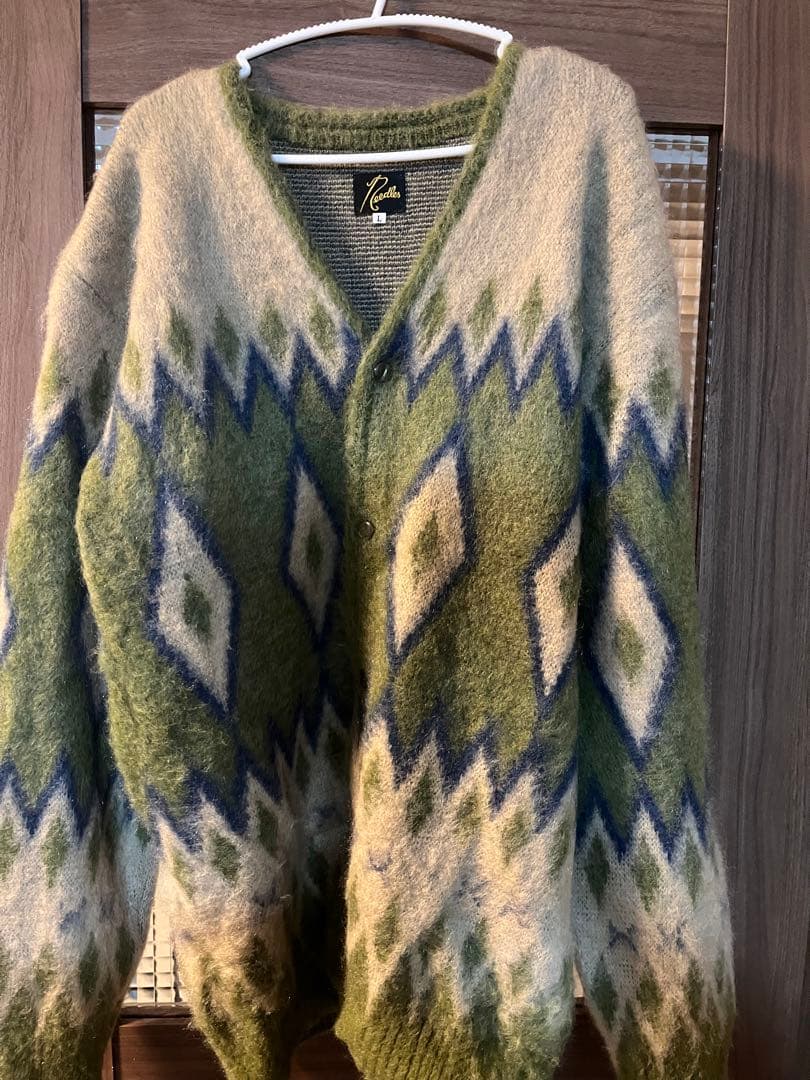 ニードルス　モヘア　カーディガン