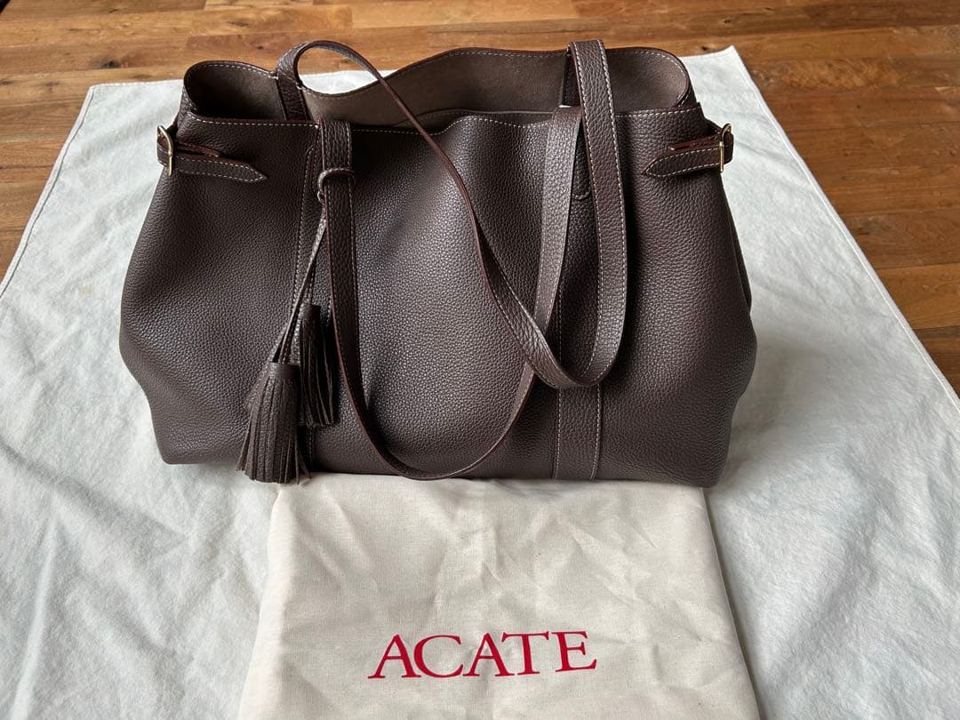 ACATE アカーテ LODOS ロドス シュリンクレザー トートバッグ