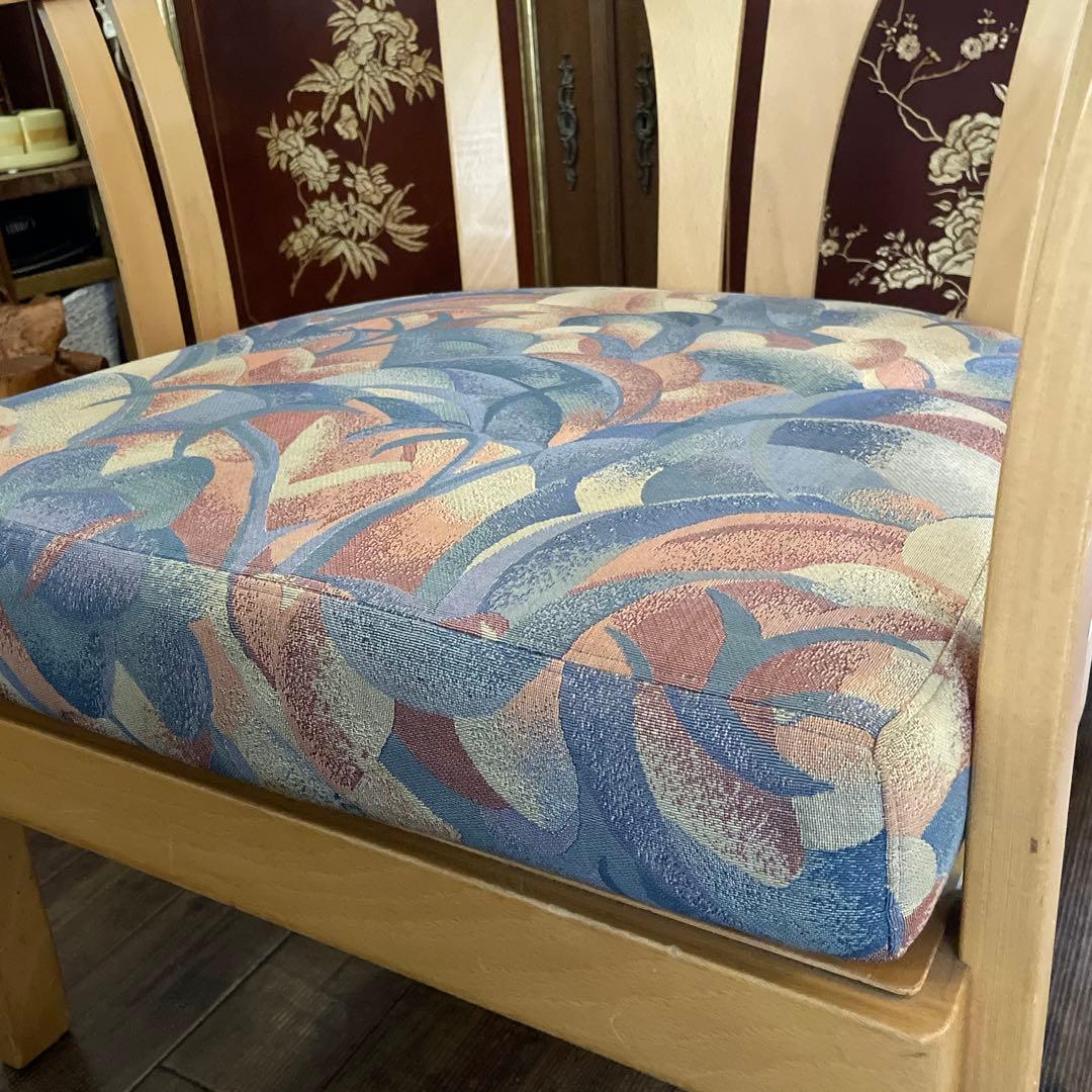 r202 Tsushima kogyo 曲げ木のワイドチェア 安心の日本製