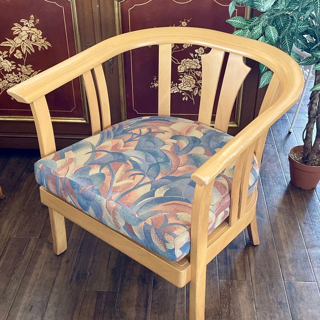 r202 Tsushima kogyo 曲げ木のワイドチェア 安心の日本製