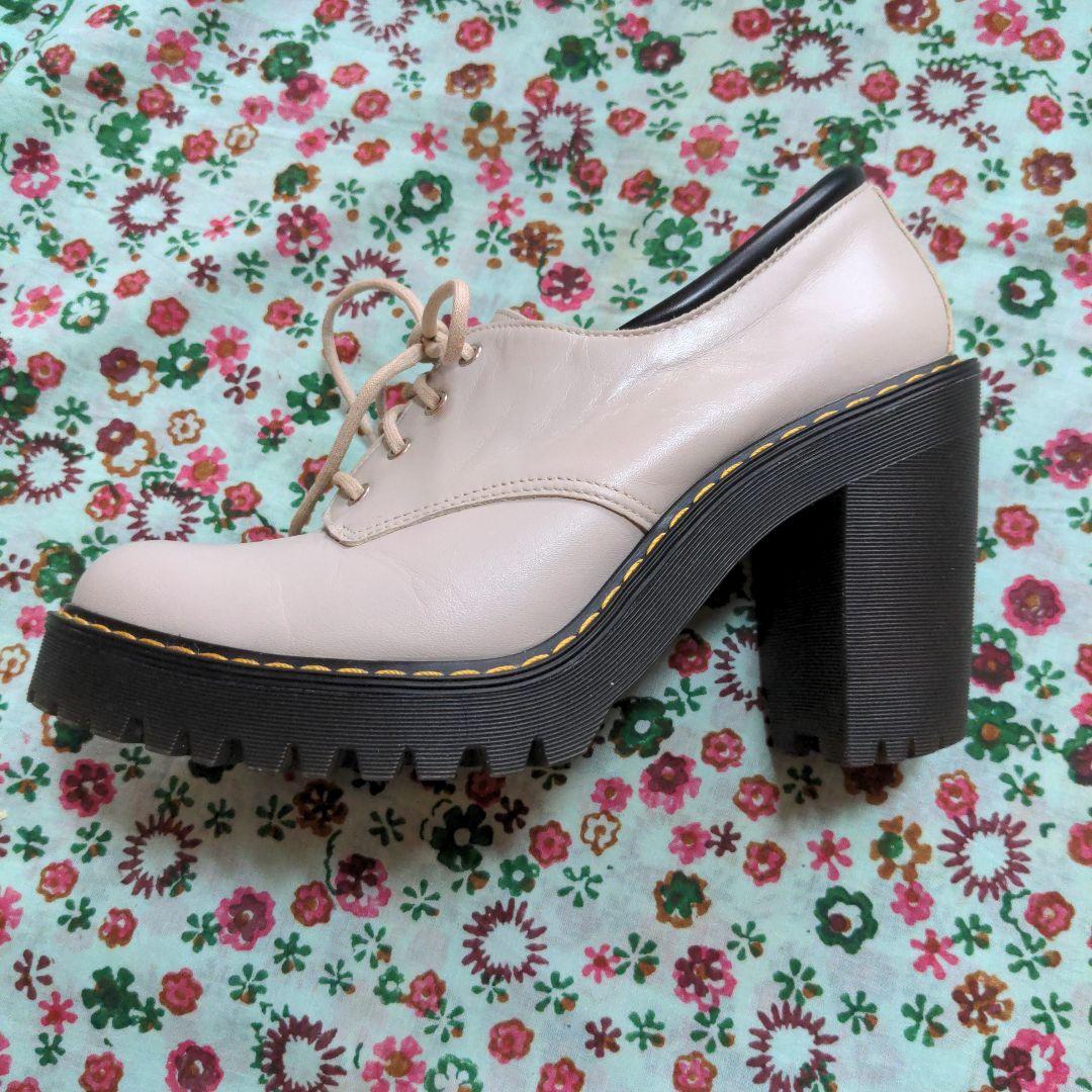 Dr.Martens・エアウェア・ヒールパンプス・グレージュ・UK8・25cm