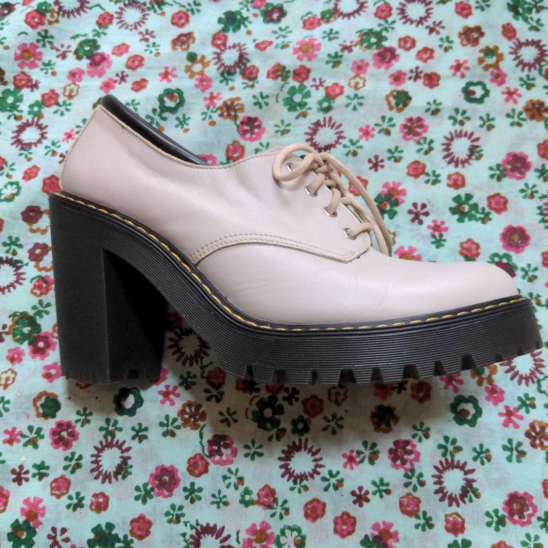 Dr.Martens・エアウェア・ヒールパンプス・グレージュ・UK8・25cm