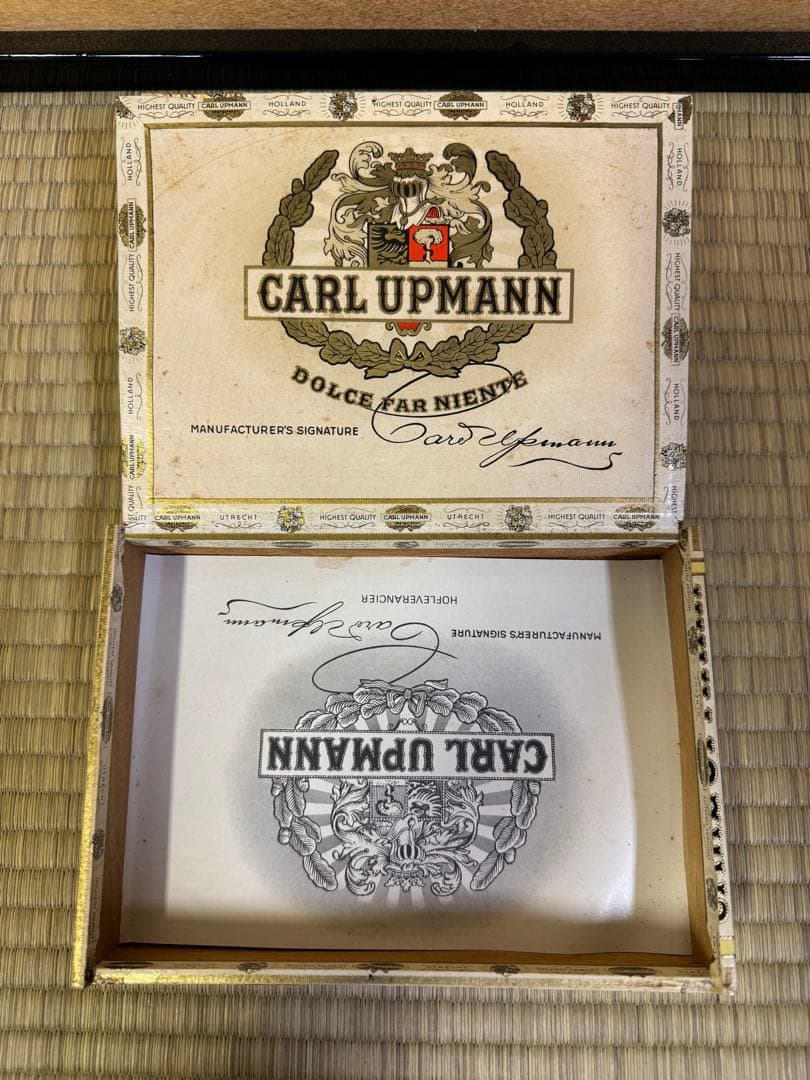 希少　カールアップマン　CARL UPMANN 葉巻箱　空箱　ヴィンテージ