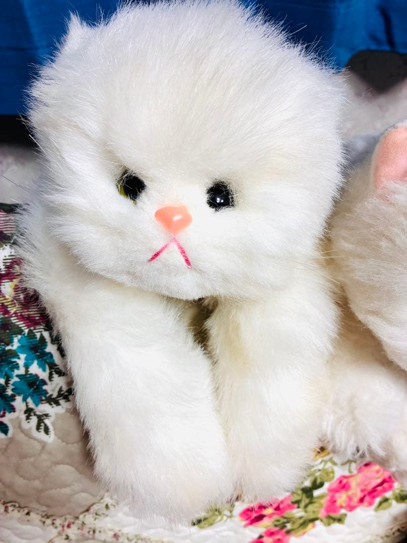 昭和レトロ オオイケ ペルシャ猫のボビー ぬいぐるみ