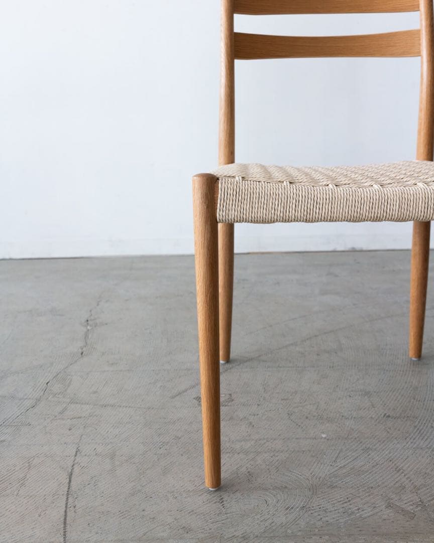 ダイニングチェア　ペーパーコード　オーク材