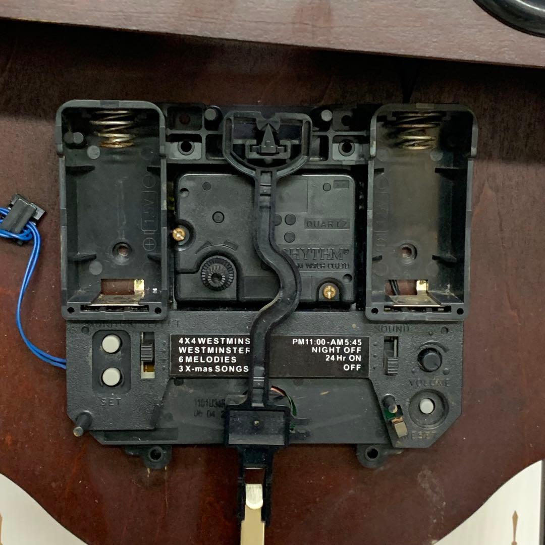 シチズン リズム時計 掛時計 メロディー振り子 アンティーク風