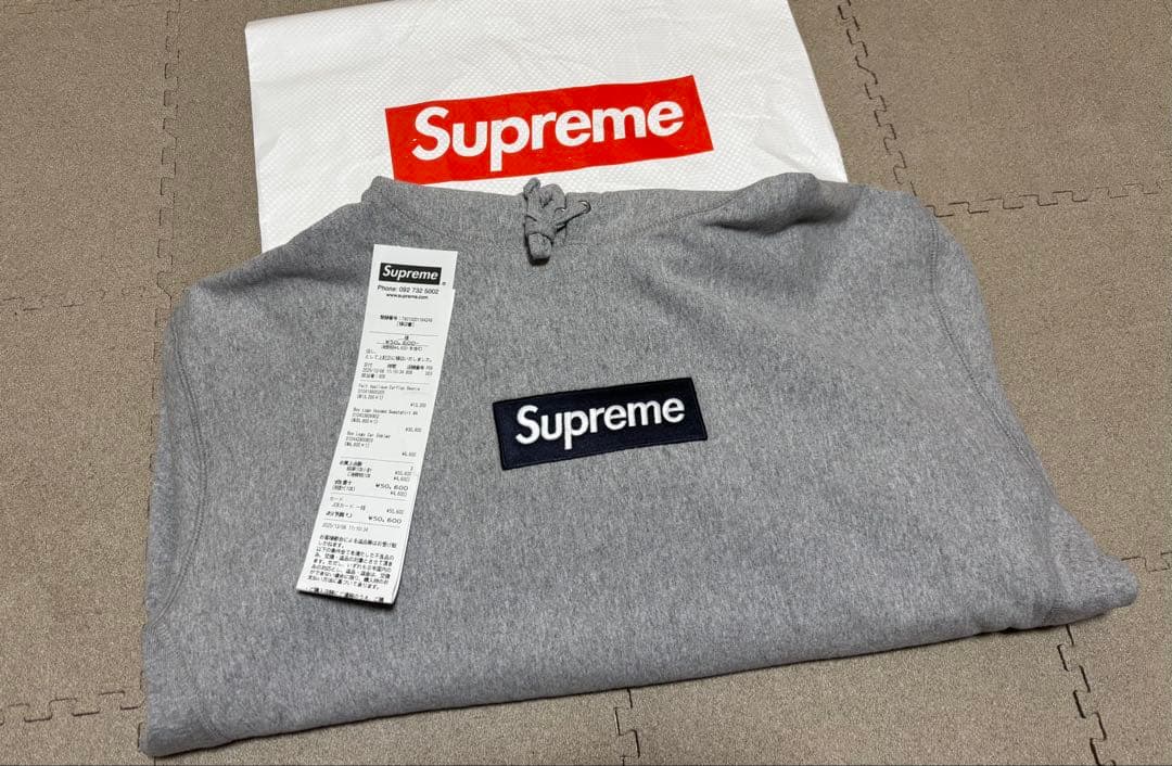 Supreme Box Logo Hooded Sweatshirt サイズL
