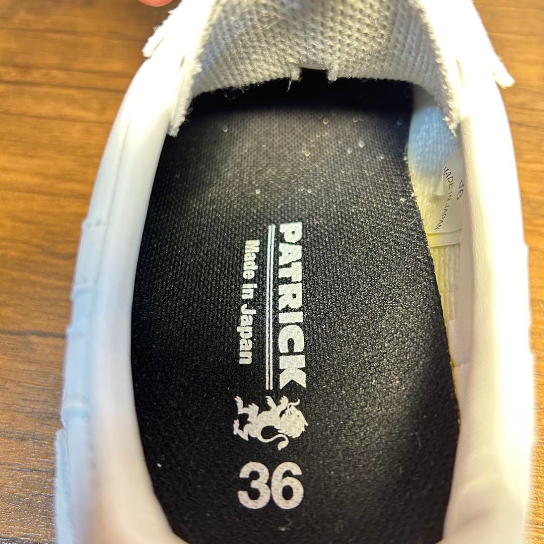 【未使用級】PATRICK STADIUM ホワイト 36:23.0cm