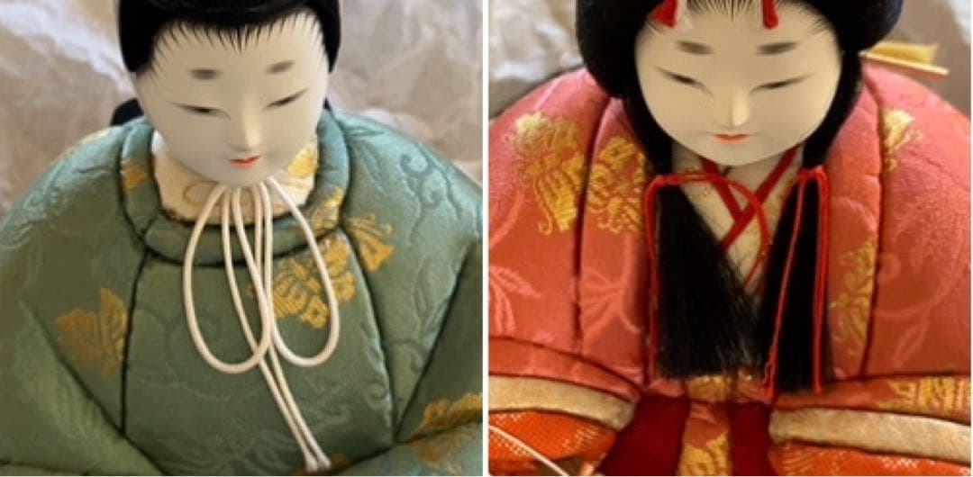 ひな祭り　親王飾り　原米州　米州工房　木目込み　無形文化財　人間国宝