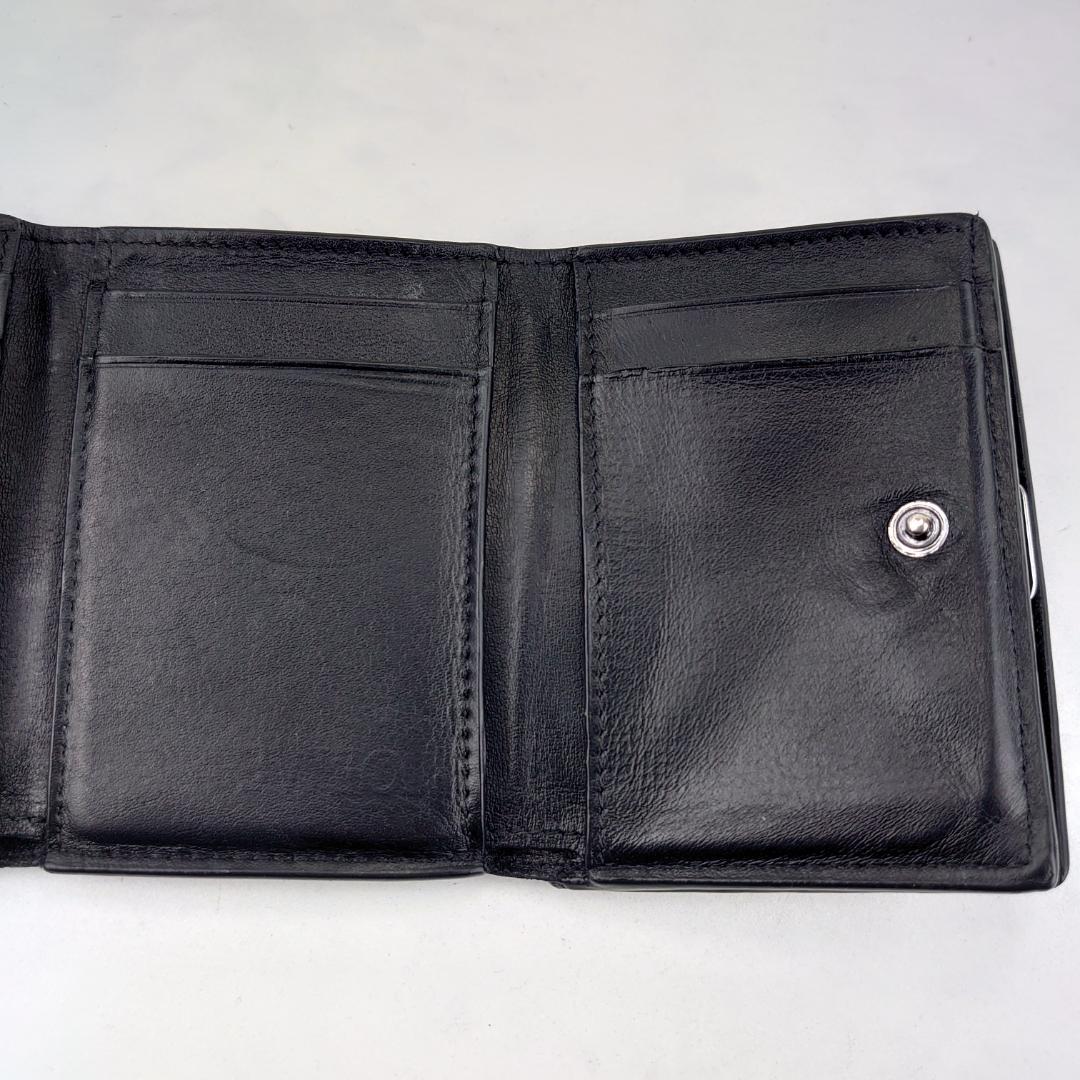 【ちょこ様用】ロエベ　Wホック　三つ折り財布（箱・内袋付き）　1202