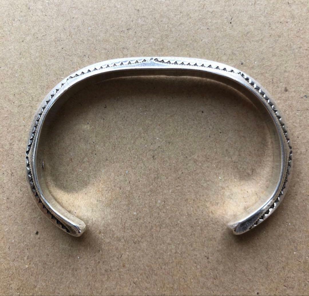 スターリング シルバー トライアングル バングル インディアン 925 純銀