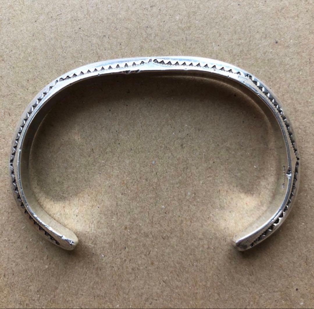 スターリング シルバー トライアングル バングル インディアン 925 純銀