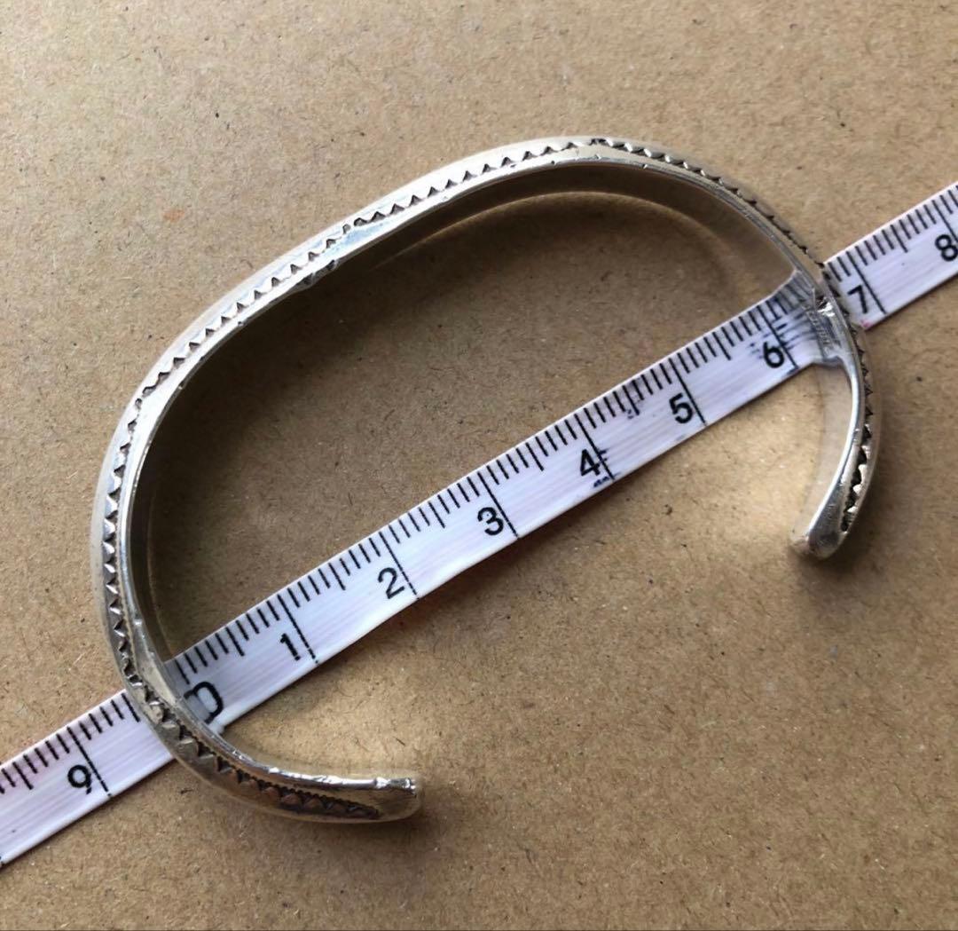 スターリング シルバー トライアングル バングル インディアン 925 純銀