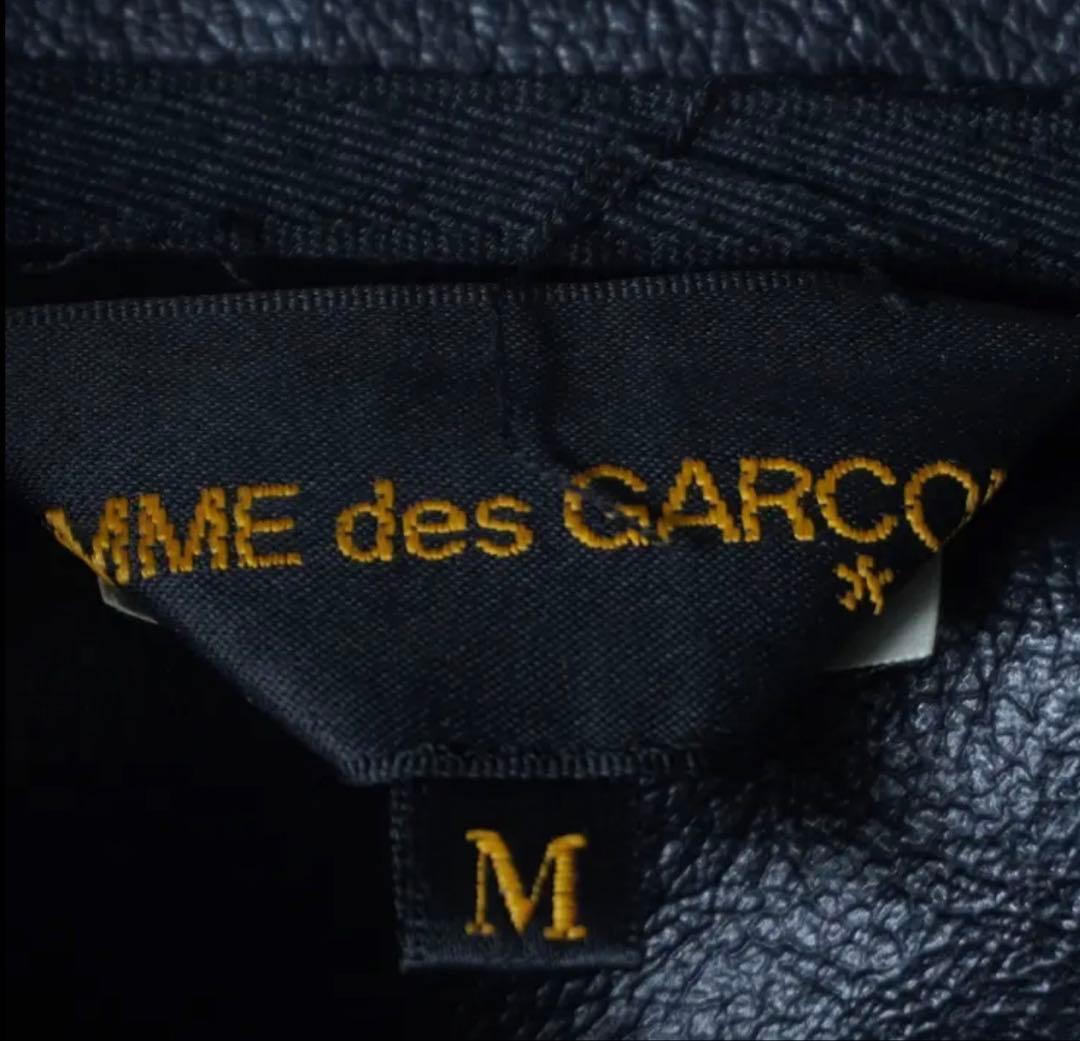 COMME des GARCONS 合皮 フェイク レザーブルゾン